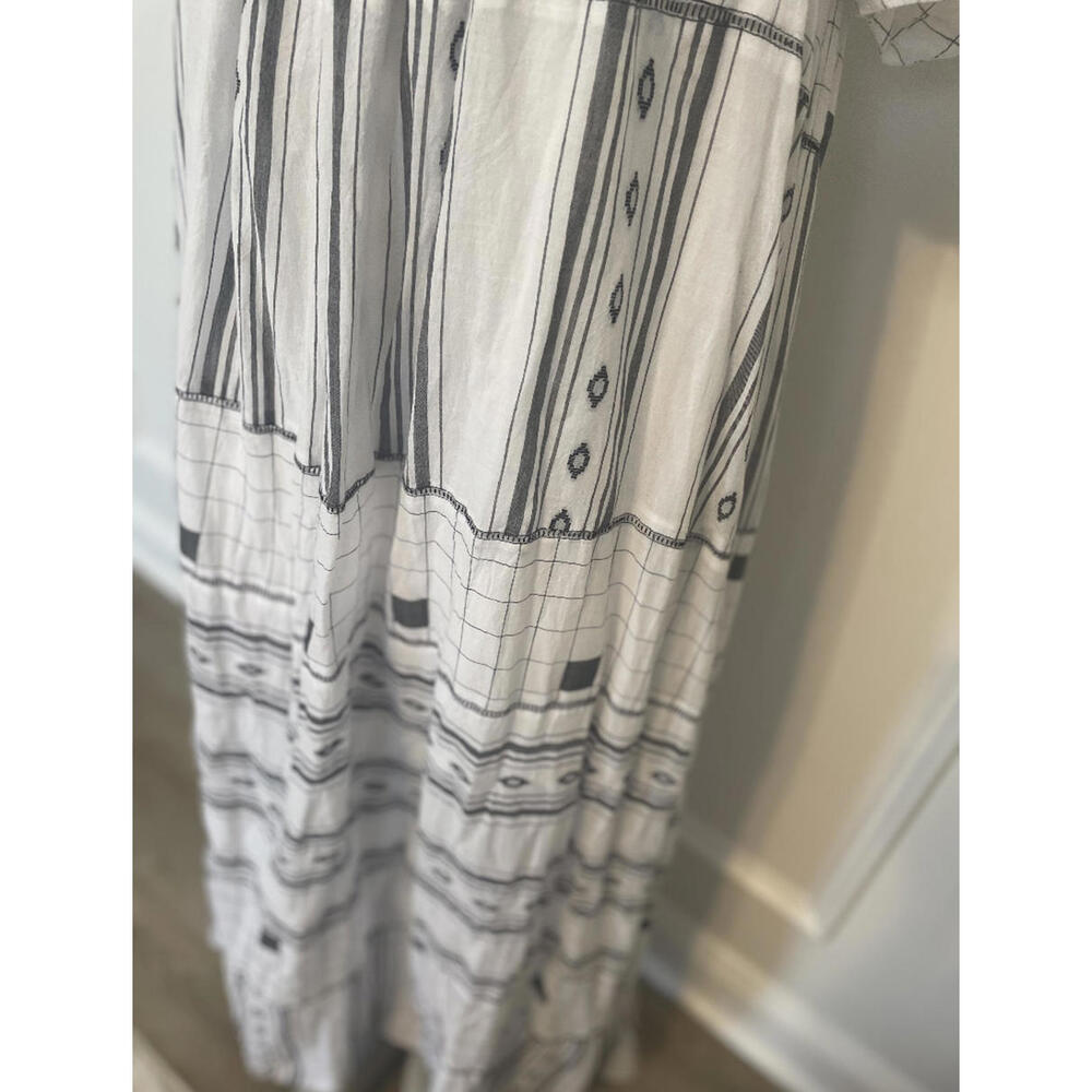 Free People - Jamie Embroidered Maxi Dress, Puff Sleeve, size S - Picture 5 of 9